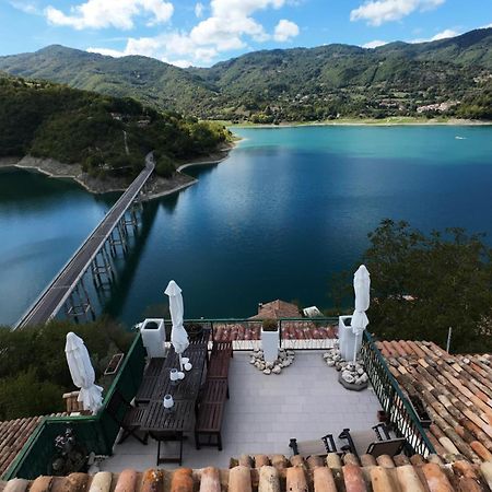 La Terrazza Sul Lago Turano Castel di Tora Ngoại thất bức ảnh