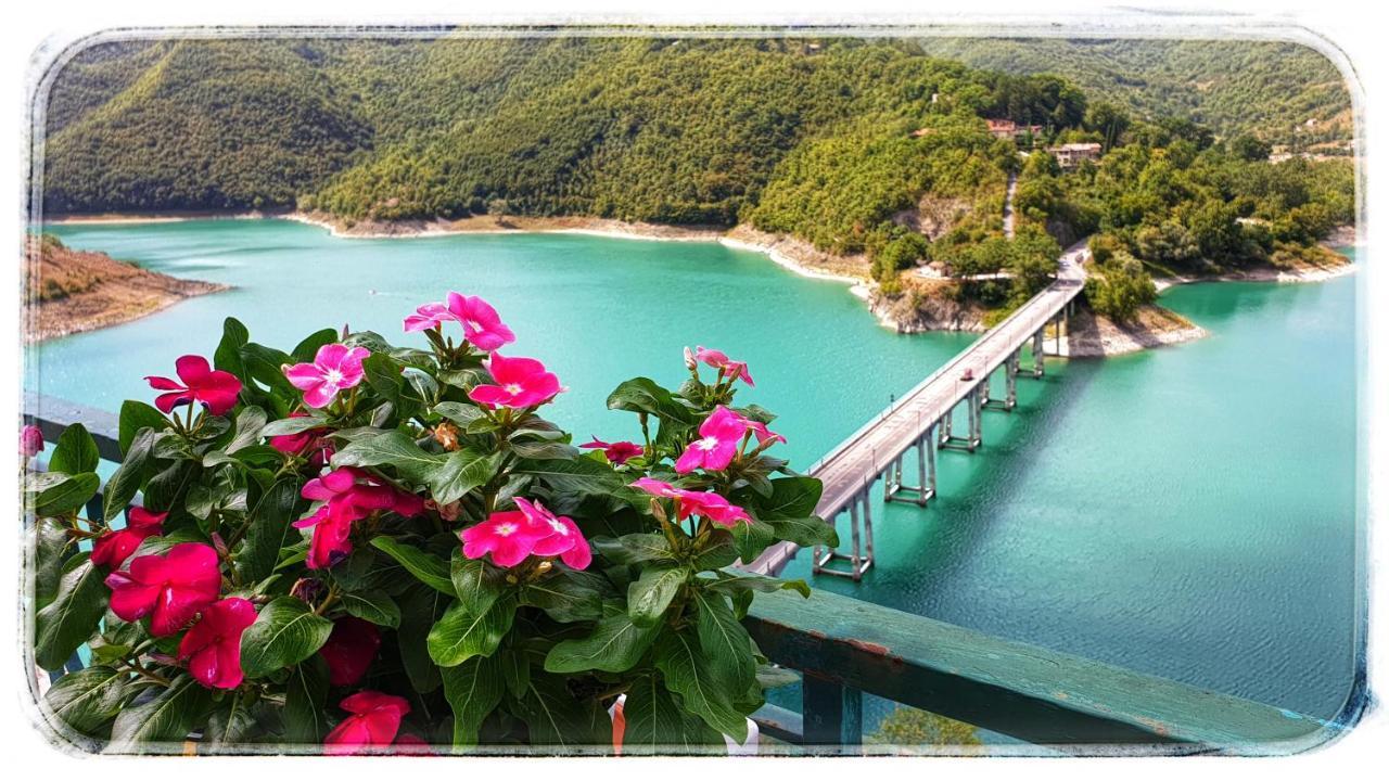 La Terrazza Sul Lago Turano Castel di Tora Ngoại thất bức ảnh