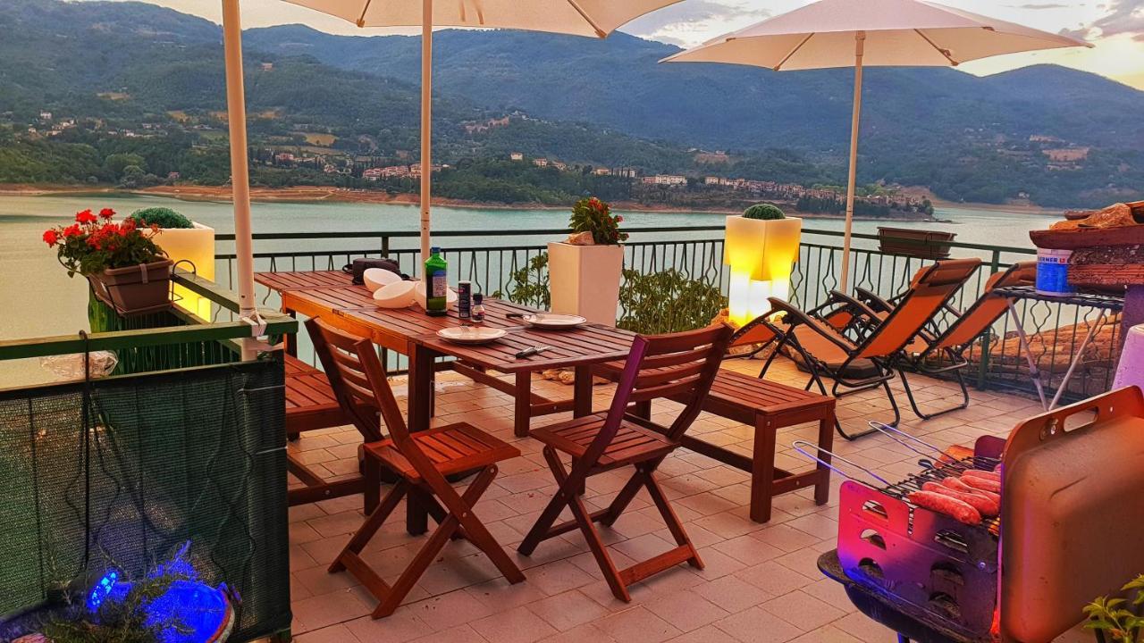 La Terrazza Sul Lago Turano Castel di Tora Ngoại thất bức ảnh