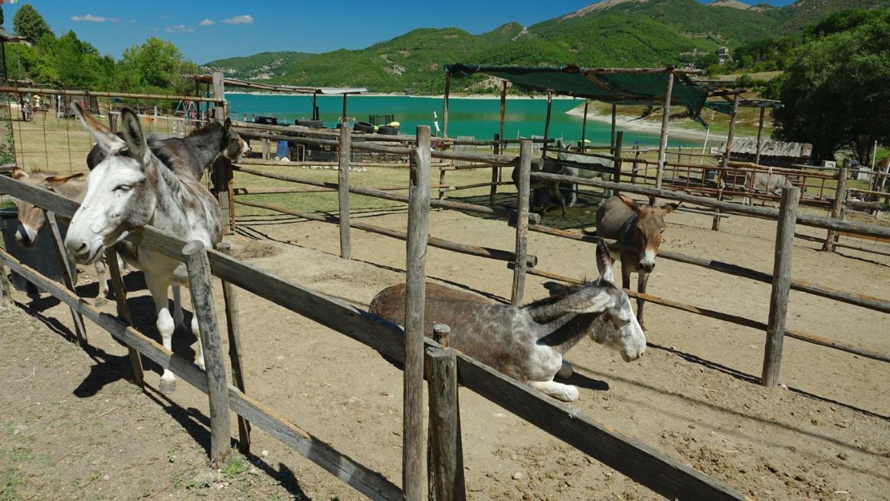 La Terrazza Sul Lago Turano Castel di Tora Ngoại thất bức ảnh