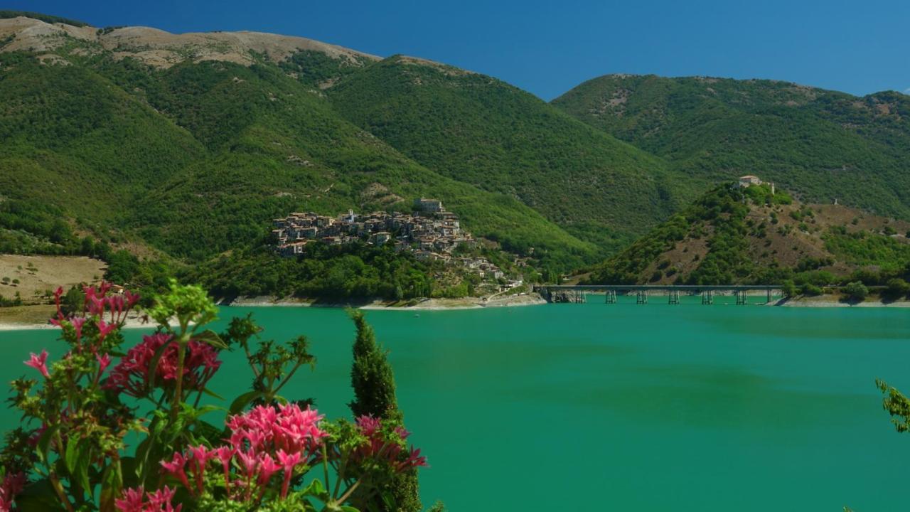 La Terrazza Sul Lago Turano Castel di Tora Ngoại thất bức ảnh