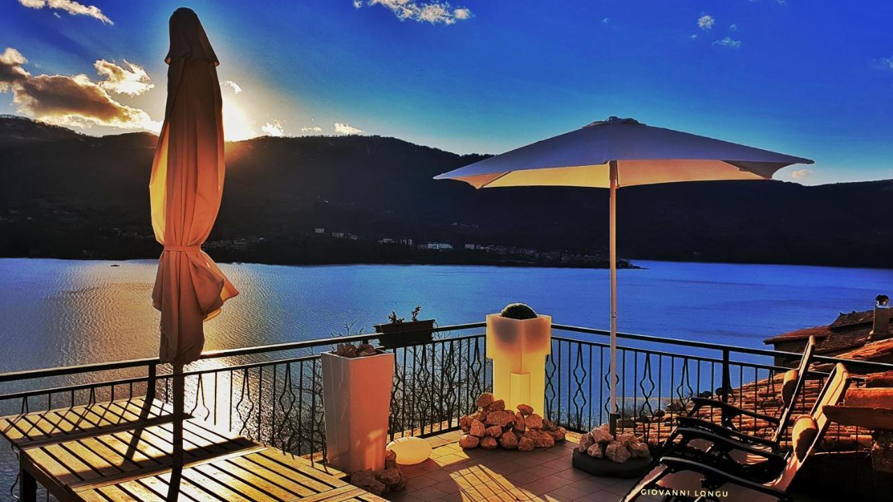 La Terrazza Sul Lago Turano Castel di Tora Ngoại thất bức ảnh