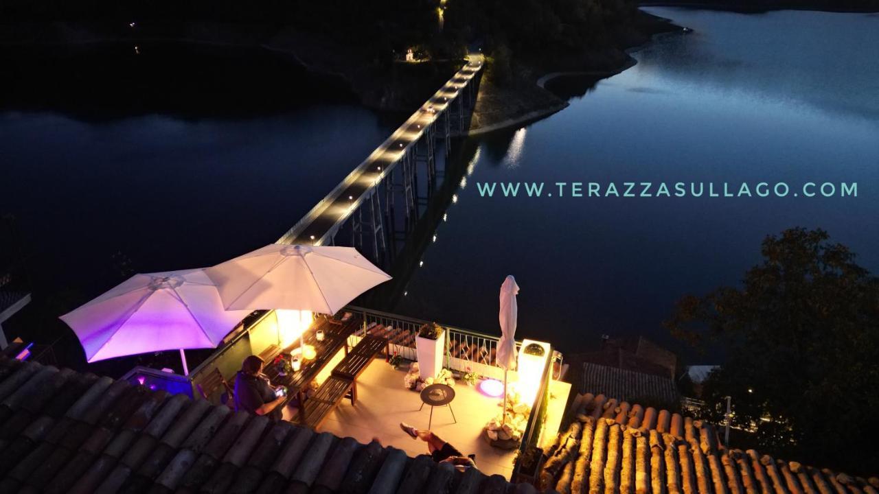 La Terrazza Sul Lago Turano Castel di Tora Ngoại thất bức ảnh